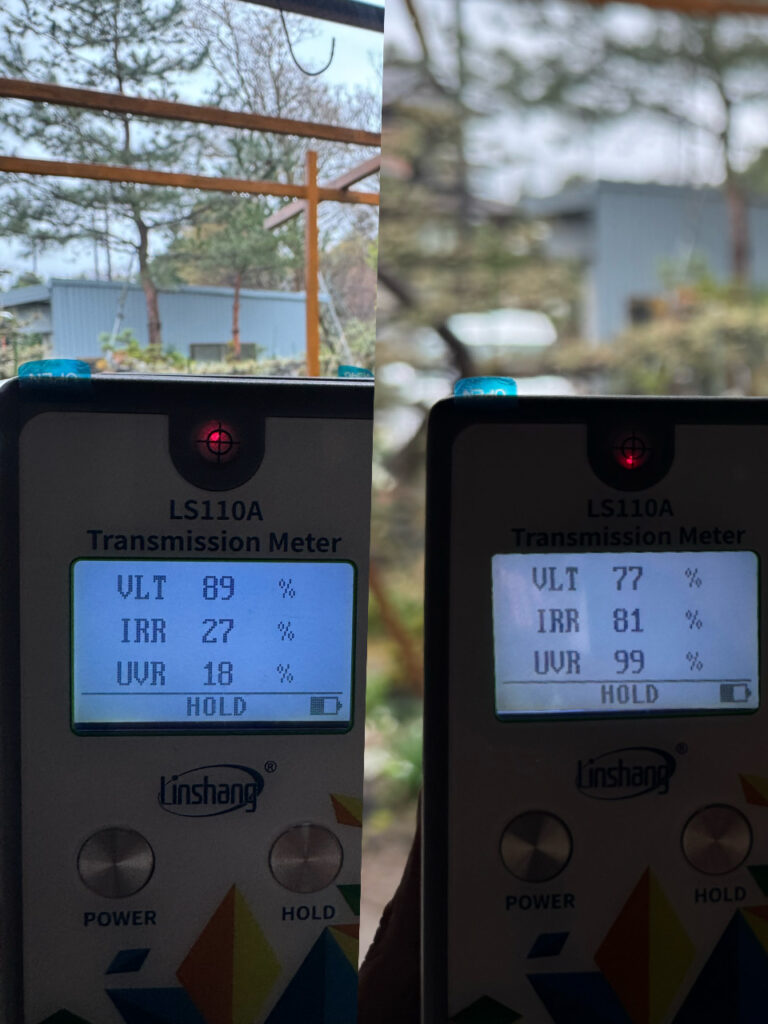 窓ガラス遮熱断熱塗装