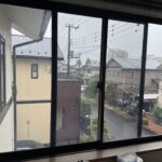 窓ガラス遮熱断熱塗装&室外機遮熱塗装