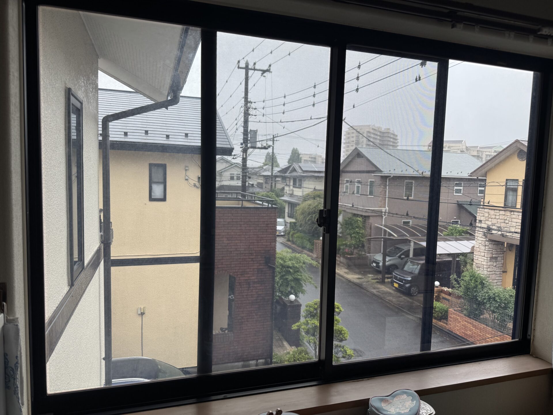 窓ガラス遮熱断熱塗装&室外機遮熱塗装